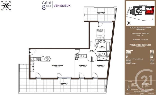 appartement - VENISSIEUX - 69
