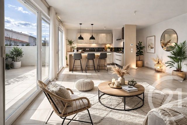 Appartement T3 à vendre - 3 pièces - 65.82 m2 - FEYZIN - 69 - RHONE-ALPES - Century 21 Hestia Ldi