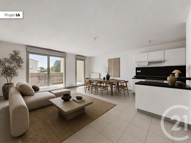 Appartement F4 à vendre - 4 pièces - 74.66 m2 - FEYZIN - 69 - RHONE-ALPES - Century 21 Hestia Ldi