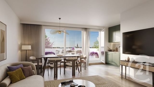 Appartement à vendre - 3 pièces - 59.0 m2 - ST PRIEST - 69 - RHONE-ALPES - Century 21 Hestia Ldi