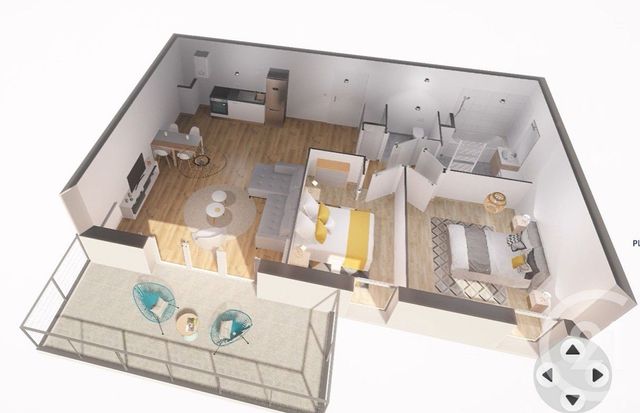 Appartement à vendre - 3 pièces - 62.0 m2 - TOUSSIEU - 69 - RHONE-ALPES - Century 21 Hestia Ldi