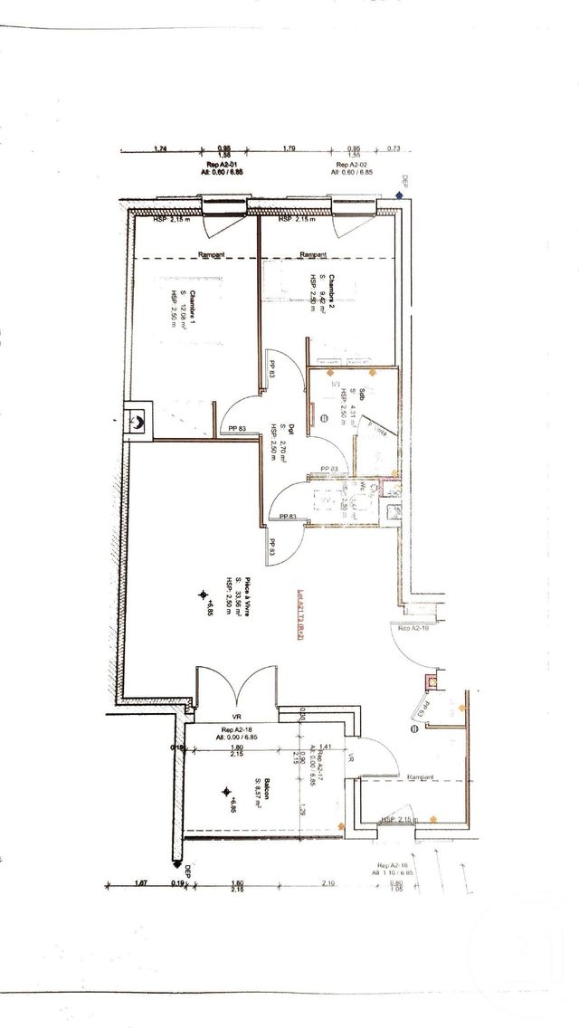 Appartement T3 à vendre - 3 pièces - 64.5 m2 - SEPTEME - 38 - RHONE-ALPES - Century 21 Hestia Ldi